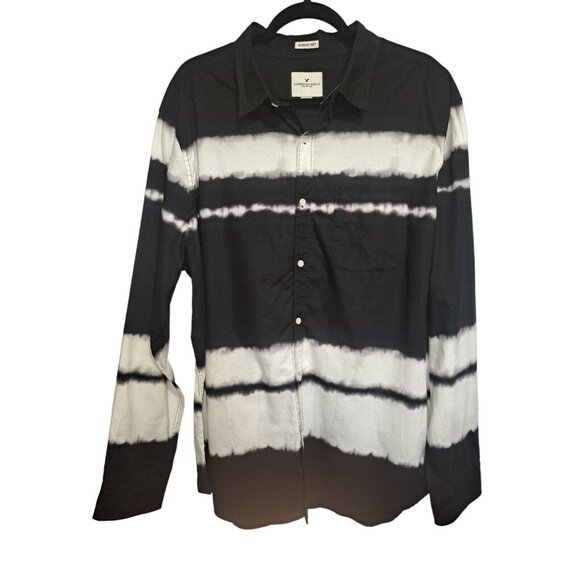 American Eagle Seriously Soft Men's Long Sleeve Button Up Shirt Size XXLarge - Picture 1 of 4